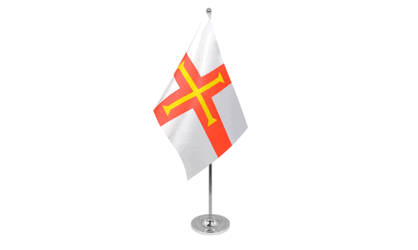 Guernsey Satin Table Flag